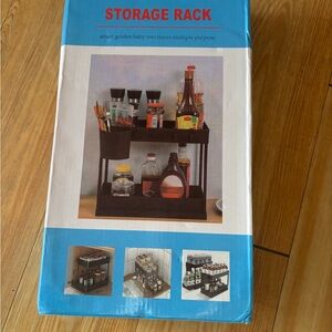 Black Storage Rack NEW IN BOX
